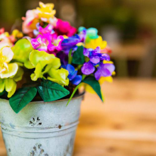 Jak zaaranżować kwiaty sztuczne w doniczce?